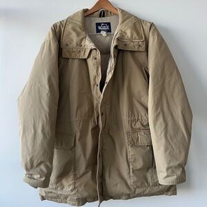 Vintage Woolrich Men's Beige Jacket‎ - XL